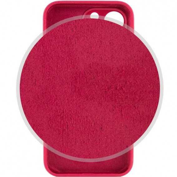 Чохол Silicone Case Full Camera Protective (AA) Apple iPhone 13 Pro (6.1"), Червоний / Rose Red