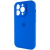 Чехол Silicone Case Full Camera Protective (AA) для Apple iPhone 13 Pro (6.1"), Синий / Capri Blue
