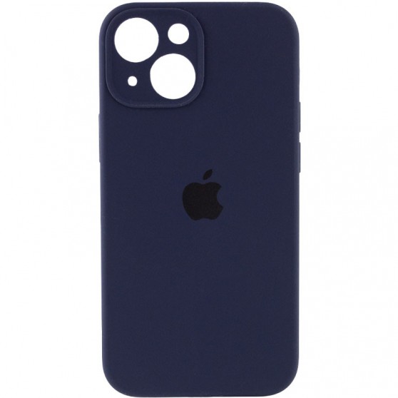 Чохол Silicone Case Full Camera Protective (AA) Apple iPhone 13 (6.1"), Темно-синій / Midnight blue