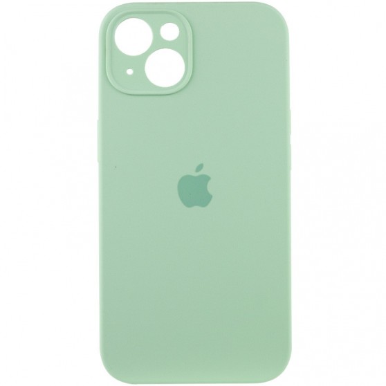 Чохол Silicone Case Full Camera Protective (AA) для Apple iPhone 13 (6.1"), Зелений / Pistachio