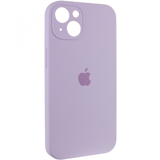 Чехол Silicone Case Full Camera Protective (AA) для Apple iPhone 13 (6.1"), Сиреневый / Lilac - изображение 1