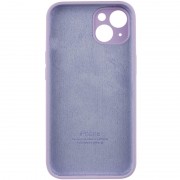 Чехол Silicone Case Full Camera Protective (AA) для Apple iPhone 13 (6.1"), Сиреневый / Lilac
