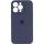 Чехол Silicone Case Full Camera Protective (AA) для Apple iPhone 13 Pro Max (6.7") Темно-синий / Midnight blue