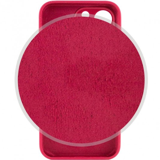 Чохол Silicone Case Full Camera Protective (AA) для Apple iPhone 13 Pro Max (6.7") Червоний / Rose Red - зображення 2 
