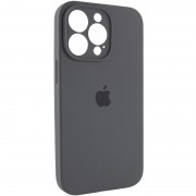 Чохол Silicone Case Full Camera Protective (AA) для iPhone 13 Pro Max, Сірий / Dark Gray