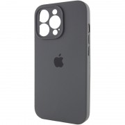 Чохол Silicone Case Full Camera Protective (AA) для iPhone 13 Pro Max, Сірий / Dark Gray