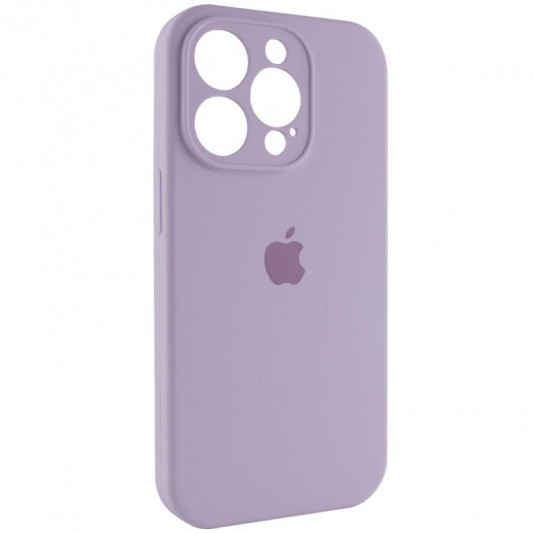 Чохол Silicone Case Full Camera Protective (AA) для Apple iPhone 13 Pro Max (6.7") Бузковий / Lilac - зображення 1 