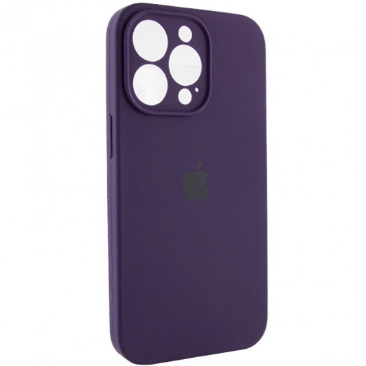 Чохол Silicone Case Full Camera Protective (AA) для Apple iPhone 13 Pro Max (6.7") Фіолетовий / Elderberry - зображення 1 