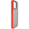 TPU+PC чехол Metal Buttons для Apple iPhone 14 Pro (6.1"), Красный
