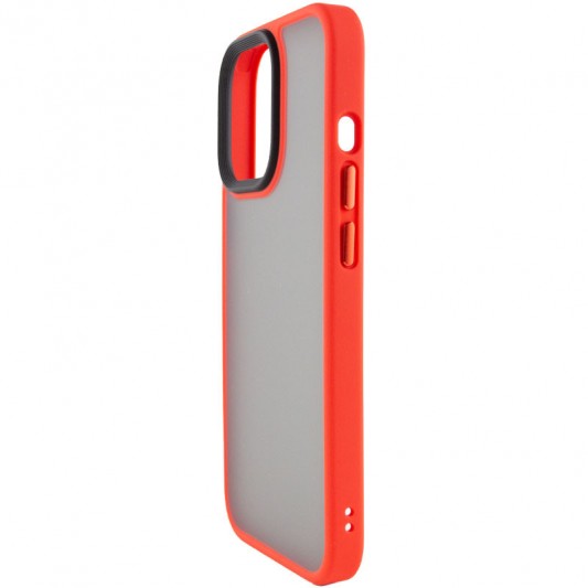 TPU+PC чохол Metal Buttons для Apple iPhone 14 Pro Max (6.7") Червоний - зображення 1 
