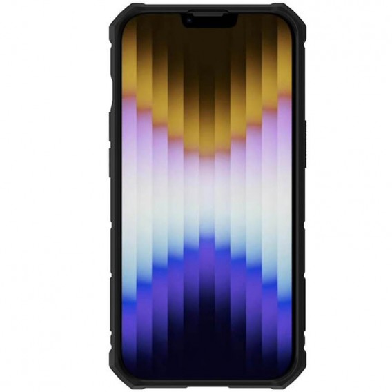 TPU+PC чохол Nillkin CamShield Armor Pro no logo (шторка на камеру) для Apple iPhone 14 (6.1"), Чорний