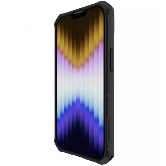 TPU+PC чохол Nillkin CamShield Armor Pro no logo (шторка на камеру) для Apple iPhone 14 / 13 (6.1") Синій - зображення 3 