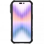 TPU+PC чехол Nillkin CamShield Armor Pro no logo (шторка на камеру) для Apple iPhone 14 Pro (6.1"), Синий