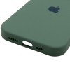 Чохол для iPhone 14 Pro Silicone Case Full Protective (Pine green)