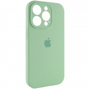 Чехол Silicone Case Full Camera Protective (AA) для Apple iPhone 14 Pro (6.1"), Зеленый / Pistachio