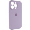 Чохол Silicone Case Full Camera Protective (AA) для Apple iPhone 14 Pro (6.1"), Бузковий / Lilac