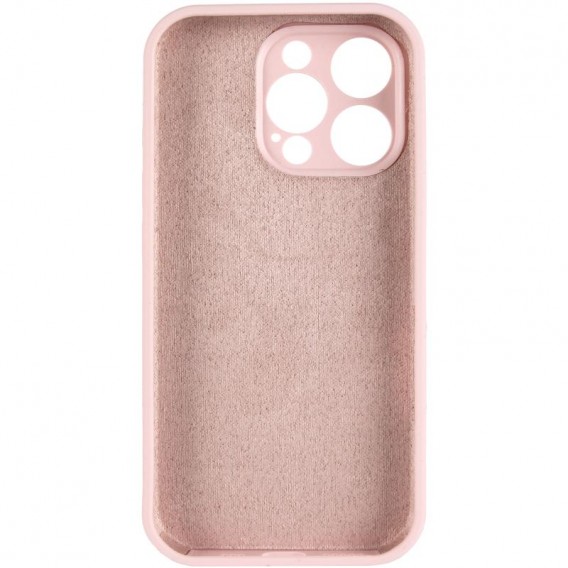 Чохол для iPhone 14 Pro Max Silicone Case Full Protective (Chalk Pink)