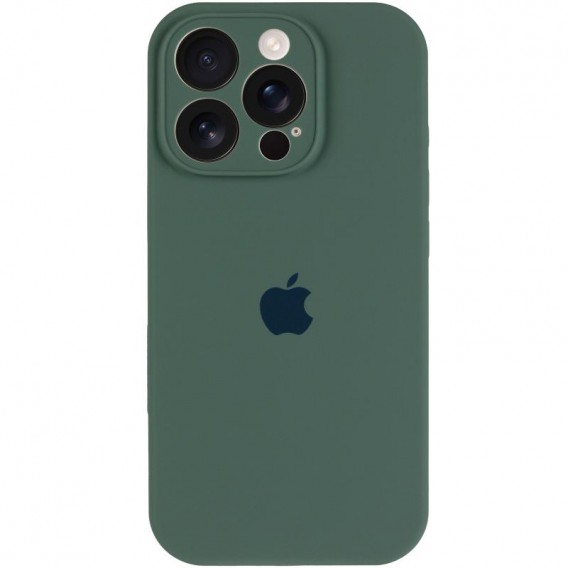 Чохол Silicone Case Full Camera Protective (AA) для Apple iPhone 14 Pro Max (6.7") Зелений / Pine green