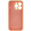 Чохол Silicone Case Full Camera Protective (AA) Apple iPhone 14 Pro Max (6.7"), Помаранчевий / Cantaloupe