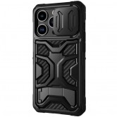 TPU+PC чохол Nillkin CamShield Adventurer Pro (шторка на камеру) для Apple iPhone 14 Pro (6.1") Armor Black TPU+PC чохол Nillkin CamShield Adventurer Pro (шторка на камеру) для Apple iPhone 14 Pro (6.1") Armor Black