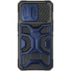 TPU+PC чехол Nillkin CamShield Adventurer Pro (шторка на камеру) для Apple iPhone 14 Pro (6.1"), Interstellar Blue