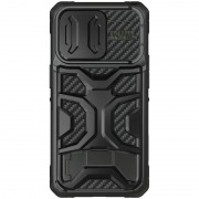 TPU+PC чохол Nillkin CamShield Adventurer Pro (шторка на камеру) для Apple iPhone 14 Pro Max (6.7"), Armor Black