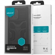 TPU+PC чохол Nillkin CamShield Adventurer Pro (шторка на камеру) для Apple iPhone 14 Pro Max (6.7"), Armor Black