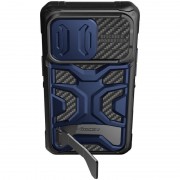 TPU+PC чехол Nillkin CamShield Adventurer Pro (шторка на камеру) для Apple iPhone 14 Pro Max (6.7"), Interstellar Blue