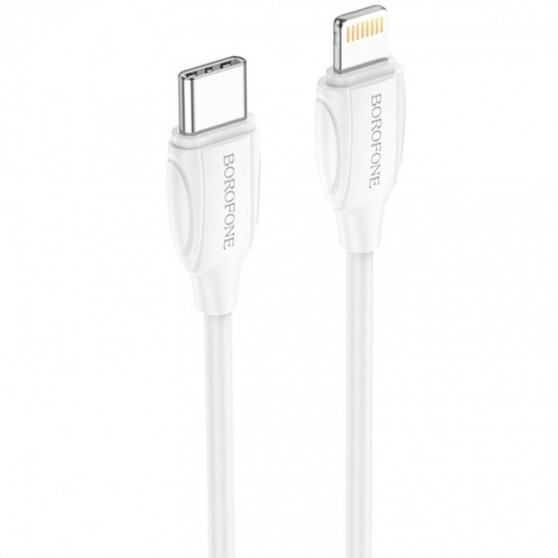 Дата кабель Borofone BX19 Type-C to Lightning (2m) Білий
