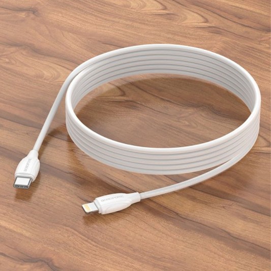 Дата кабель Borofone BX19 Type-C to Lightning (2m) Белый - изображение 2