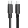 Дата кабель Borofone BX81 Type-C to Type-C 60W (1m), Чорний