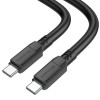 Дата кабель Borofone BX81 Type-C to Type-C 60W (1m), Чорний