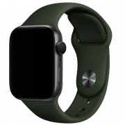 Силиконовый ремешок для Apple Watch 42(ser.1-3)/44/45/46/49mm Зеленый / Clover