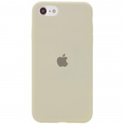 Чохол Silicone Case Full Protective (AA) для Apple iPhone SE (2020) Бежевий / Antique White