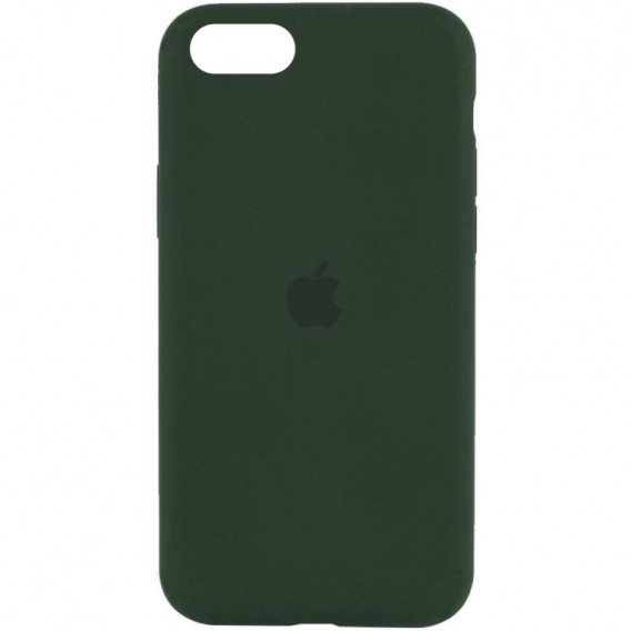 Чохол Silicone Case Full Protective (AA) для iPhone SE 2 / 3 (2020 / 2022) / iPhone 8 / iPhone 7, Зелений / Cyprus Green