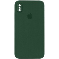 Чехол Silicone Case Square Full Camera Protective (AA) для Apple iPhone X / XS (5.8