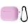 Силіконовий футляр для навушників AirPods Pro 2 / Pro Бузковий / Lilac