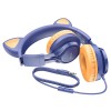 Наушники с ушками Hoco W36 Cat ear, Midnight Blue