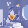Наушники с ушками Hoco W36 Cat ear, Midnight Blue