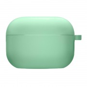 Силіконовий футляр з мікрофіброю для навушників Airpods Pro 2 / Pro Зелений / Spearmint