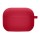 Силіконовий футляр з мікрофіброю для навушників Airpods Pro 2 / Pro Червоний / Rose Red