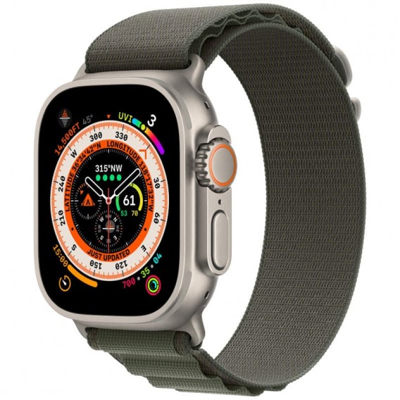 Ремінець Alpine Loop для Apple watch 42mm/44mm/45mm/49mm (m/l), Зелений / Green