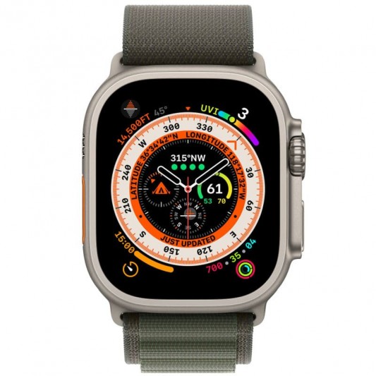 Ремінець Alpine Loop для Apple Watch 42(ser.1-3)/44/45/46/49mm (m/l) Зелений / Green - зображення 1 