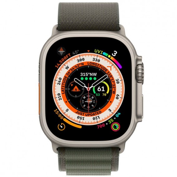 Ремешок Alpine Loop для Apple Watch Series 10-11 (46mm) и Ultra 1-3 (49mm) Green / Зеленый Ремешок Alpine Loop для Apple Watch Series 10-11 (46mm) и Ultra 1-3 (49mm) Green / Зеленый