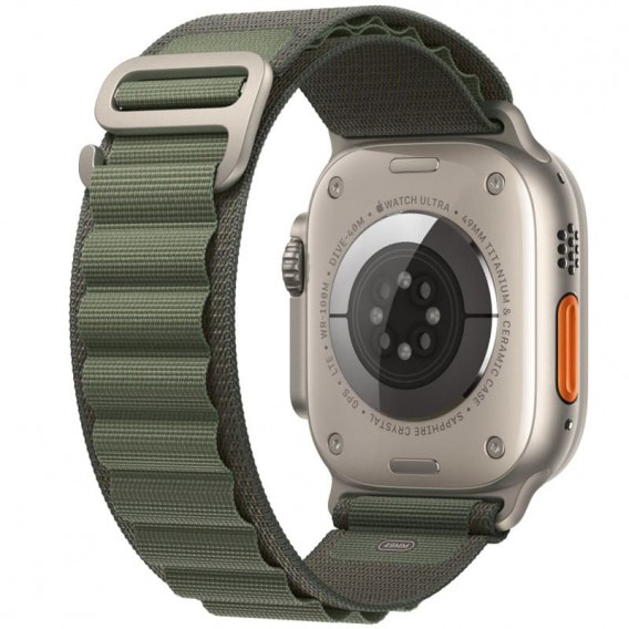 Ремешок Alpine Loop для Apple Watch Series 10-11 (46mm) и Ultra 1-3 (49mm) Green / Зеленый Ремешок Alpine Loop для Apple Watch Series 10-11 (46mm) и Ultra 1-3 (49mm) Green / Зеленый