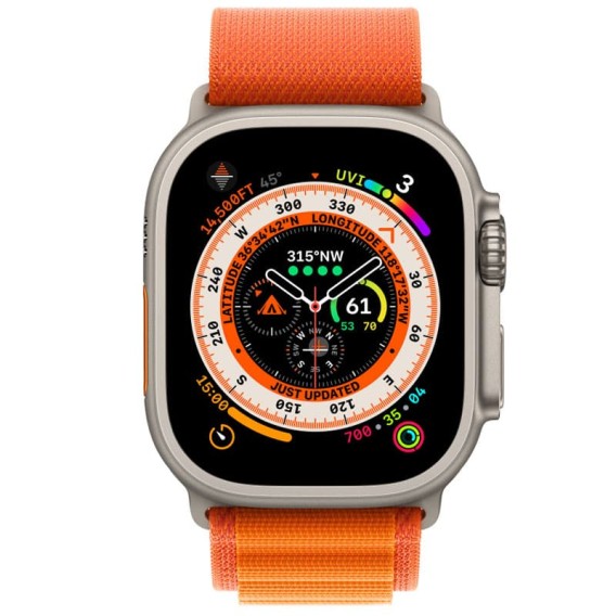 Ремешок Alpine Loop для Apple Watch 42(ser.1-3)/44/45/46/49mm (m/l) Оранжевый / Orange