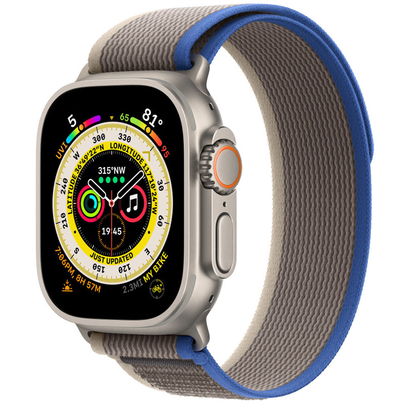Trail Loop Apple watch 42mm 44mm 45mm 49mm m l Blue Gray