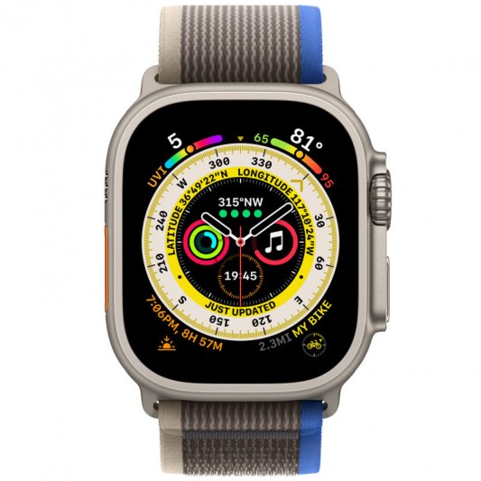 Ремінець Trail Loop для Apple Watch 42(ser.1-3)/44/45/46/49mm (m/l) Blue / Gray - зображення 1 