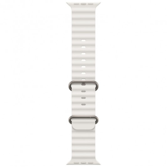 Ремешок Ocean Band для Apple Watch 42(ser.1-3)/44/45/46/49mm Белый / White - изображение 3