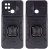 Ударопрочный чехол Camshield Flash Ring для Xiaomi Redmi 10C, Черный